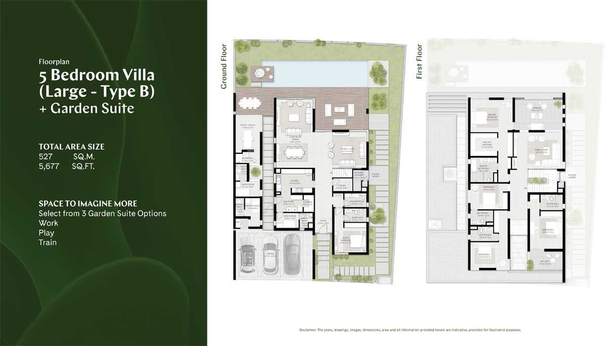 5 BR (Large), Type B, Garden Suite